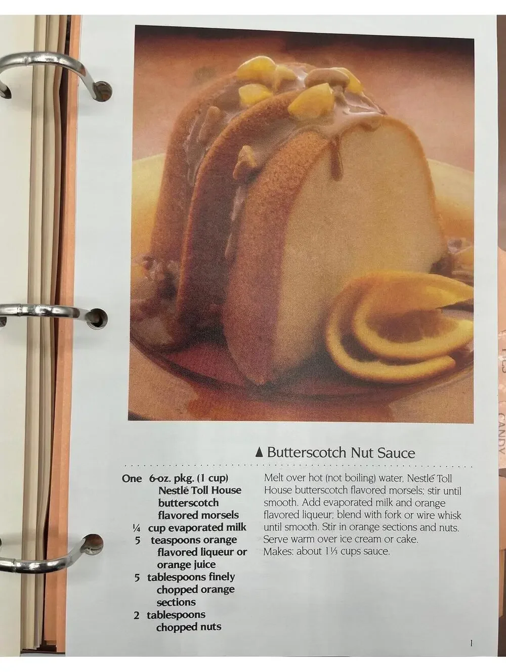 1986 Toll House Treasury Cookbook: Vintage Nestle Recipes